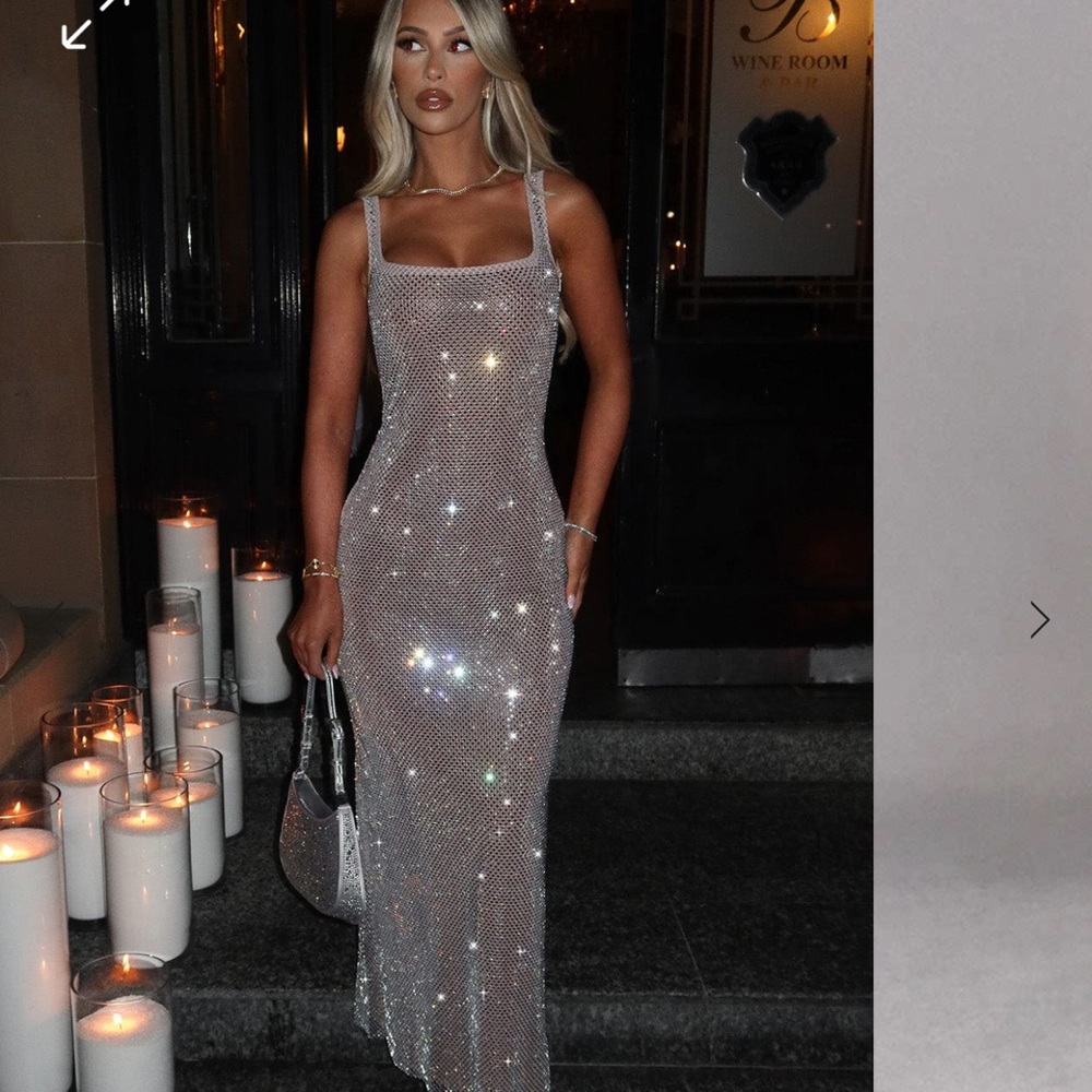 BABYBOO - PETRA MAXI DRESS - SILVER